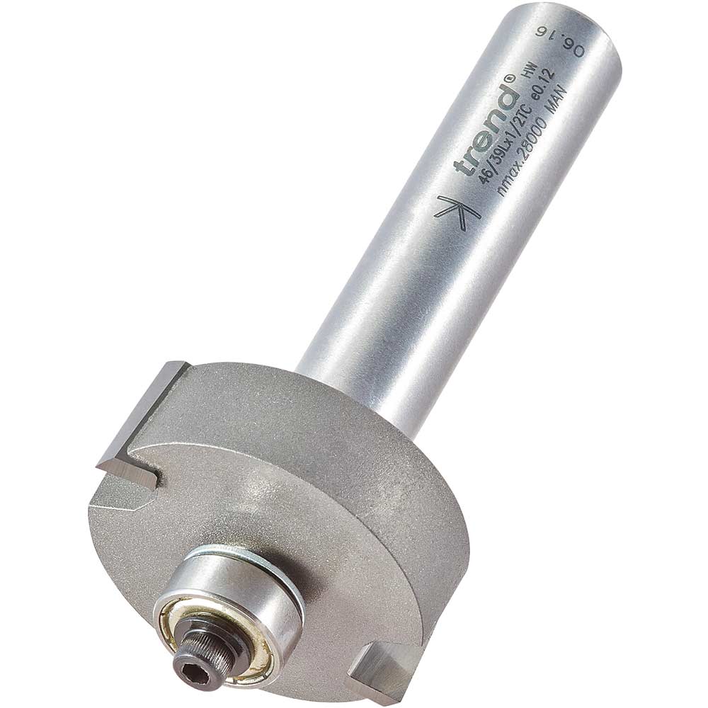 Image of Trend Bearing Guided Rebater Router Cutter 35mm 12.7mm 1/2"