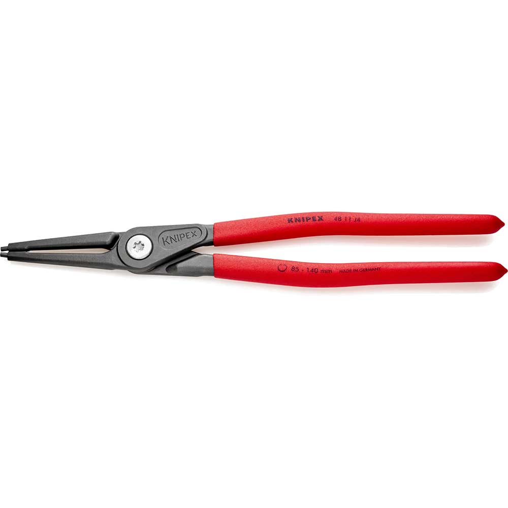 Photo of Knipex 48 11 Internal Straight Precision Circlip Pliers 85mm - 140mm