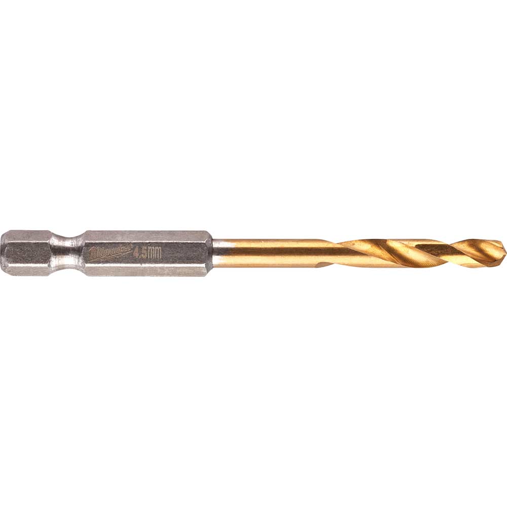 Image of Milwaukee HSS-G Shockwave Drill Bit 4.5mm Pack of 1