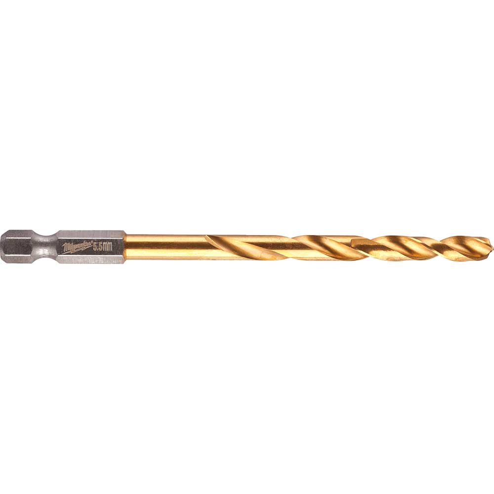 Image of Milwaukee HSS-G Shockwave Drill Bit 5.5mm Pack of 1