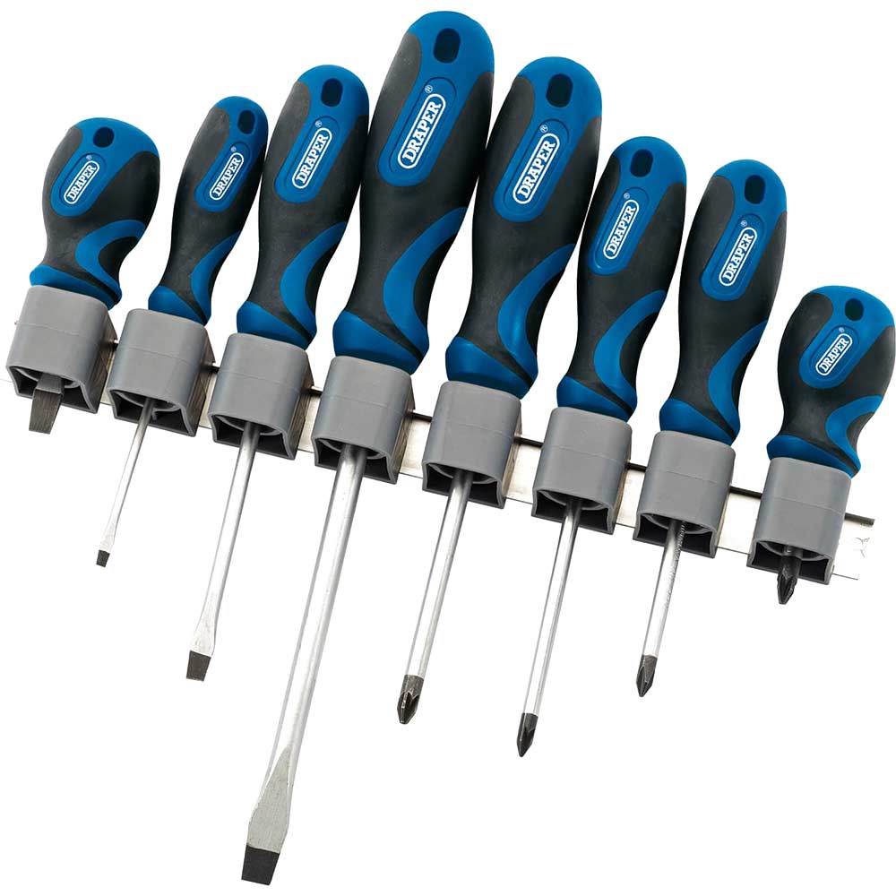 Photo of Draper 8 Piece Soft Grip Screwdriver Set
