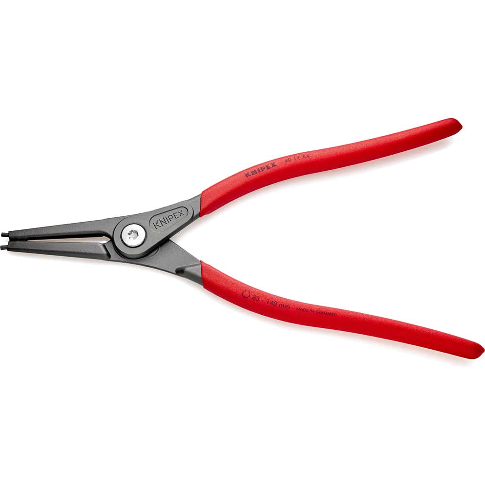 Photo of Knipex 49 11 External Straight Precision Circlip Pliers 85mm - 140mm