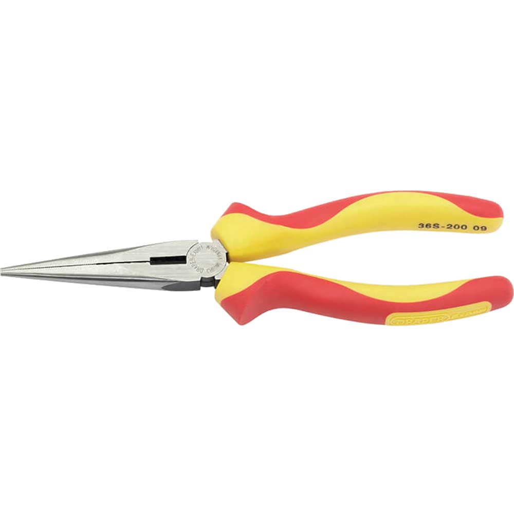 Photo of Draper Expert Vde Insulated Slimline Long Nose Pliers 160mm