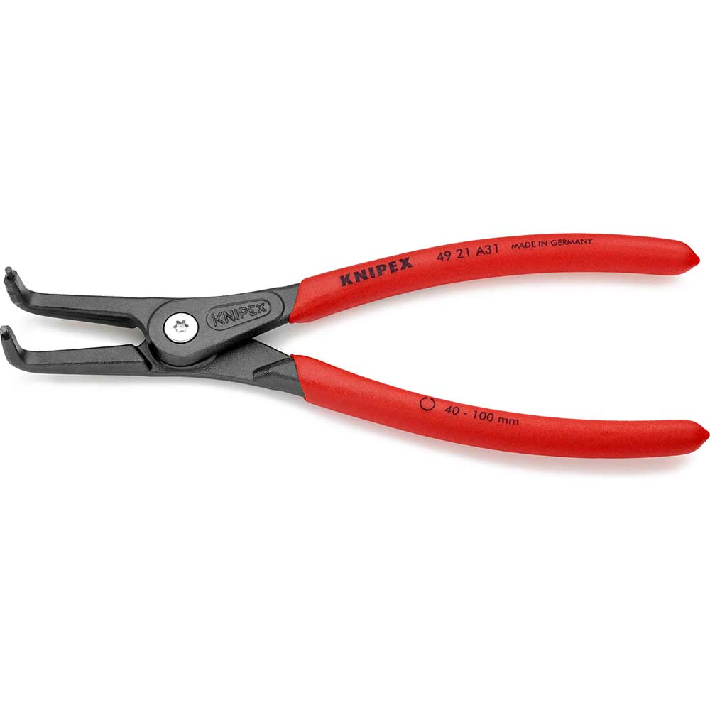 Photo of Knipex 49 21 External 90 Degree Precision Circlip Pliers 40mm - 100mm