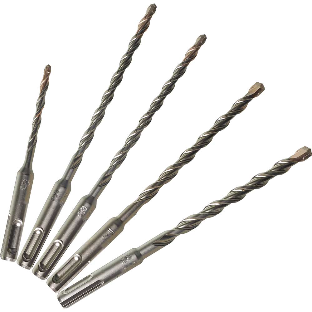 Image of Milwaukee 5 Piece SDS Plus Masonry Drill Bit Set