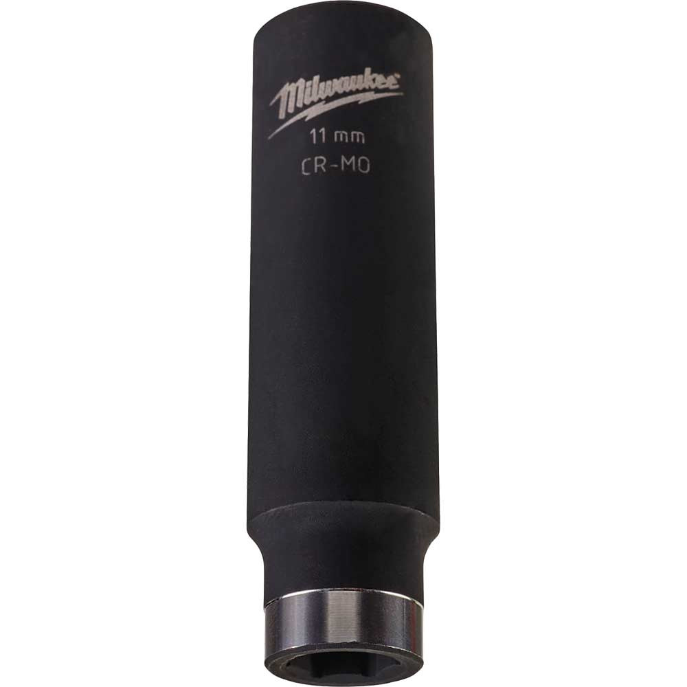 Image of Milwaukee 1/2" Drive Shockwave Impact Duty Deep Socket 1/2" 11mm