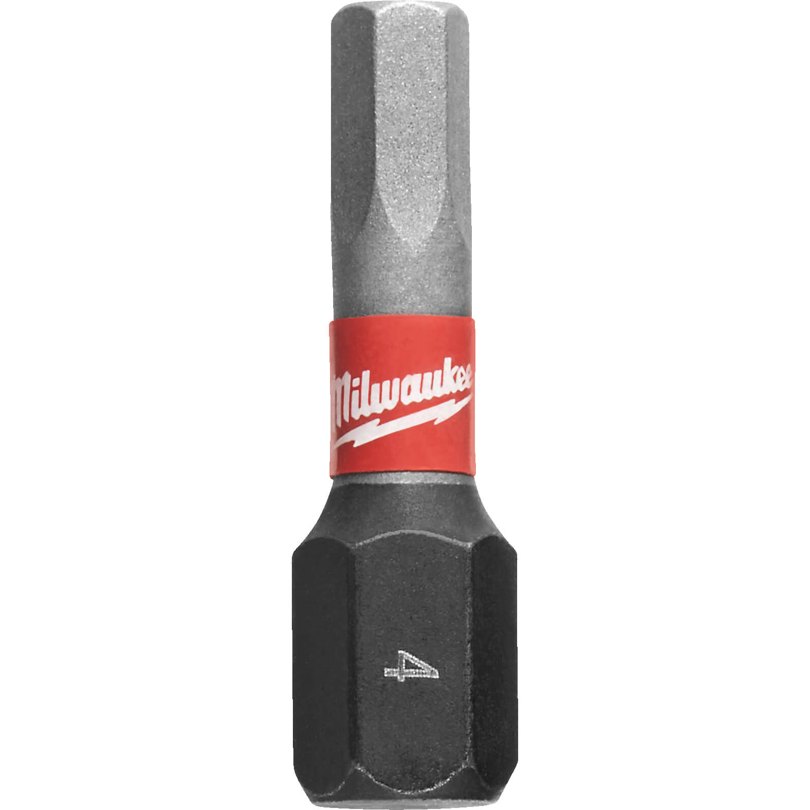 Milwaukee Shockwave Impact Duty Hex Screwdriver Bits Hex 4mm 25mm Pack of 2