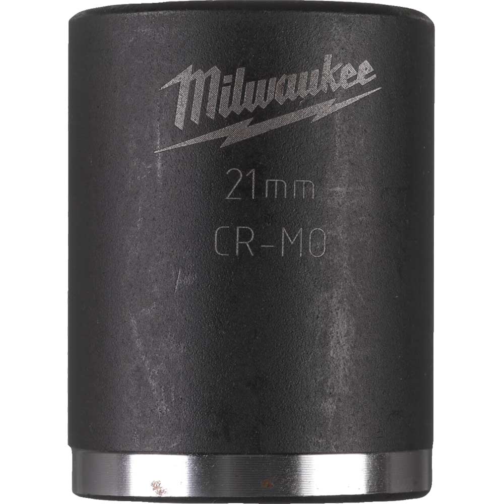 Image of Milwaukee 3/8" Drive Shockwave Impact Duty Socket 3/8" 21mm