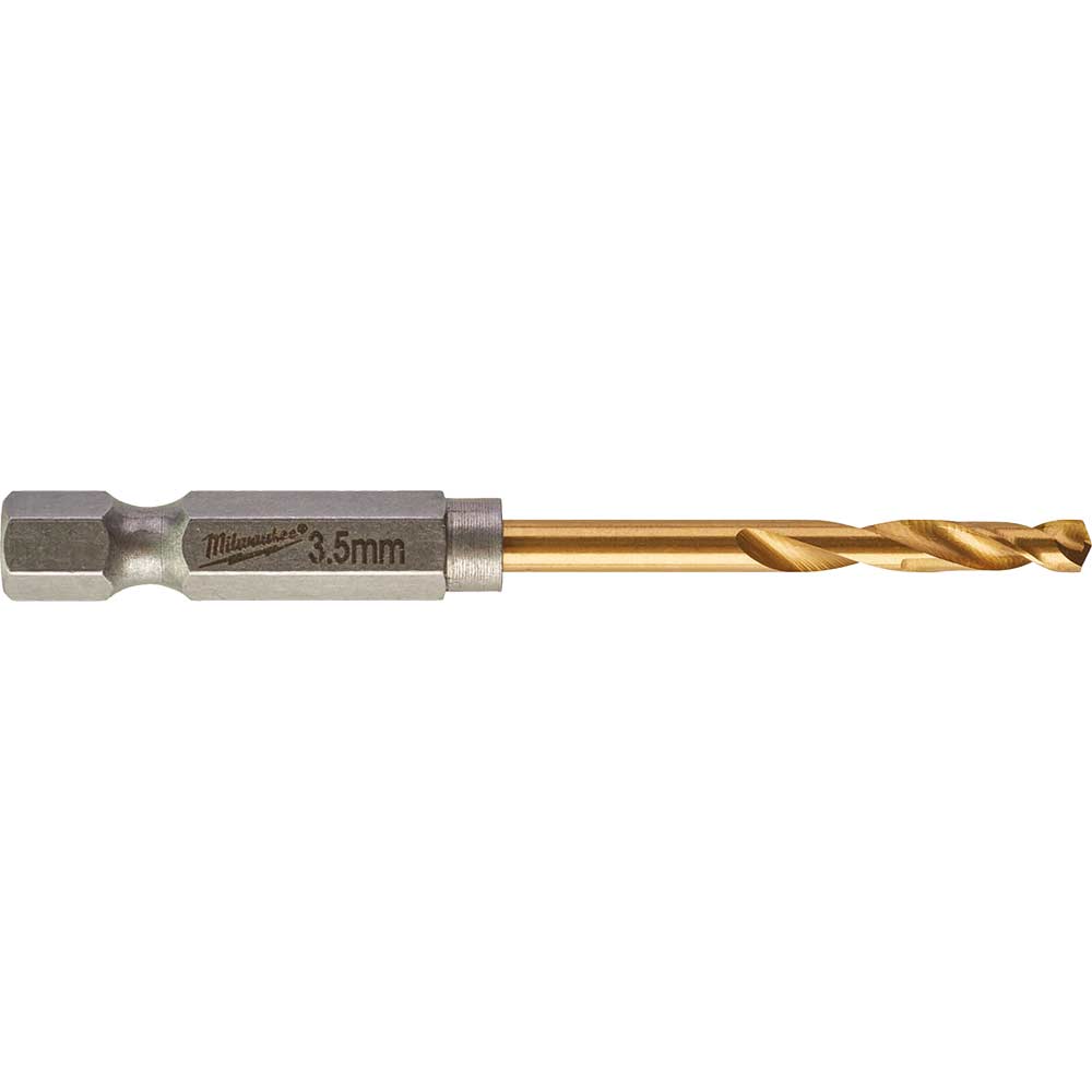 Image of Milwaukee HSS-G Shockwave Drill Bit 3.5mm Pack of 10