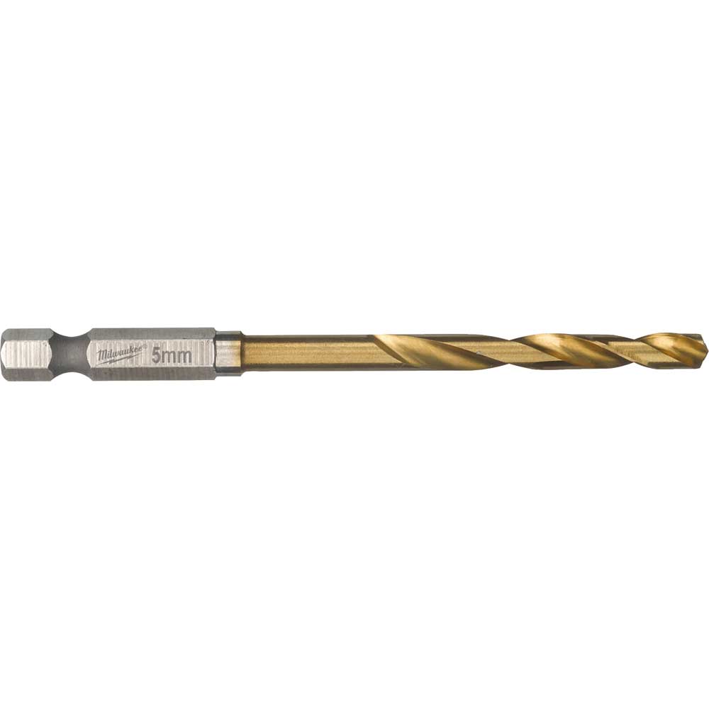 Image of Milwaukee HSS-G Shockwave Drill Bit 5mm Pack of 10