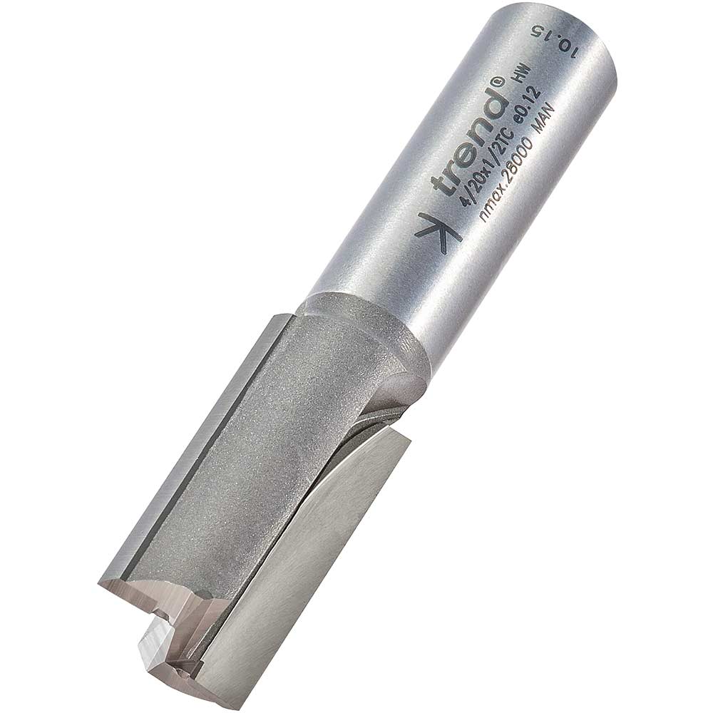 Photo of Trend Professional Two Flute Straight Router Cutter 15.9mm 32mm 1/2