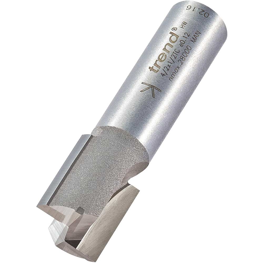 Photo of Trend Professional Two Flute Straight Router Cutter 16mm 19mm 1/2