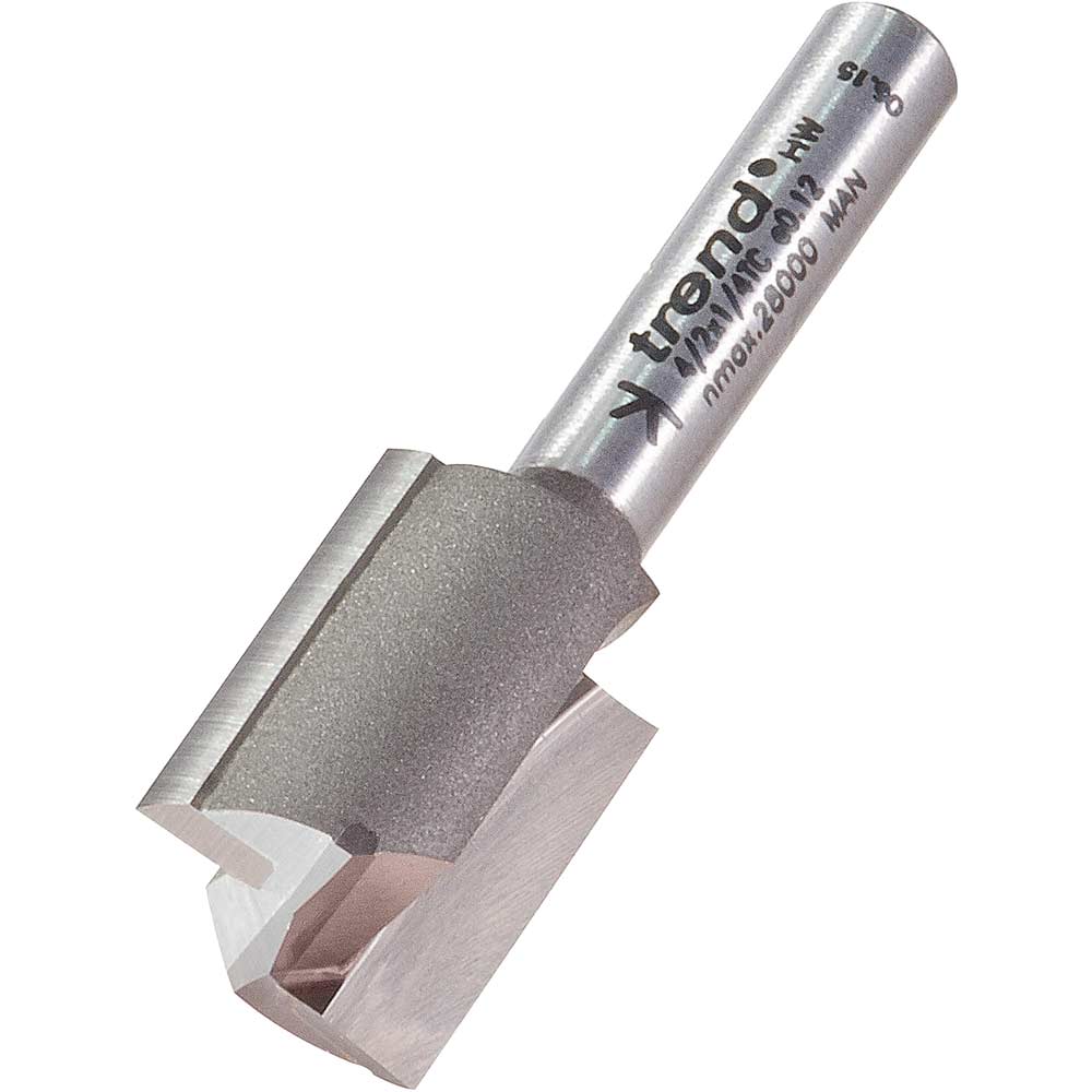 Photo of Trend Professional Two Flute Straight Router Cutter 16mm 19mm 1/4
