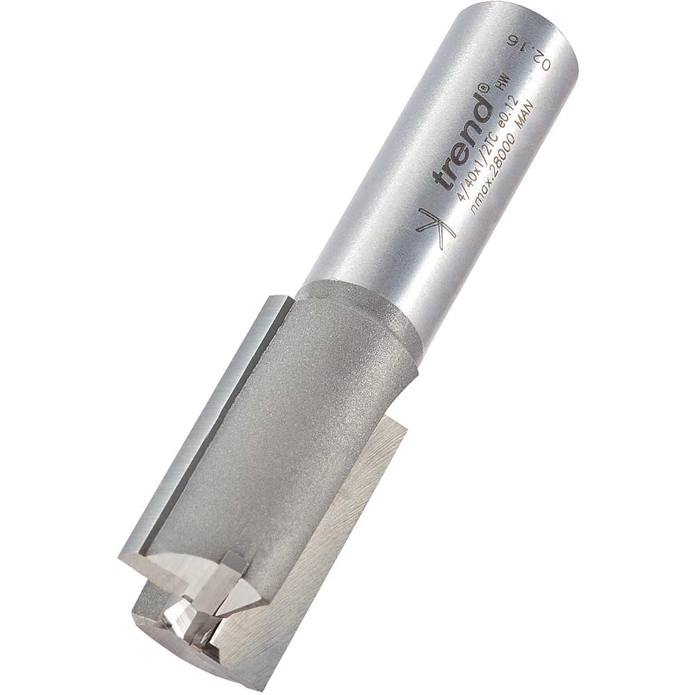 Photo of Trend Professional Two Flute Straight Router Cutter 18.2mm 32mm 1/2