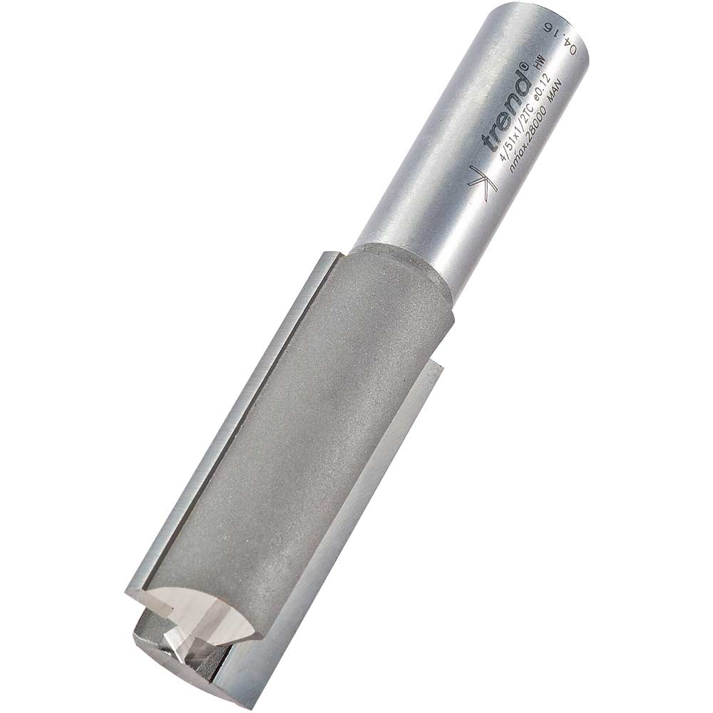 Photo of Trend Professional Two Flute Straight Router Cutter 19.1mm 50mm 1/2