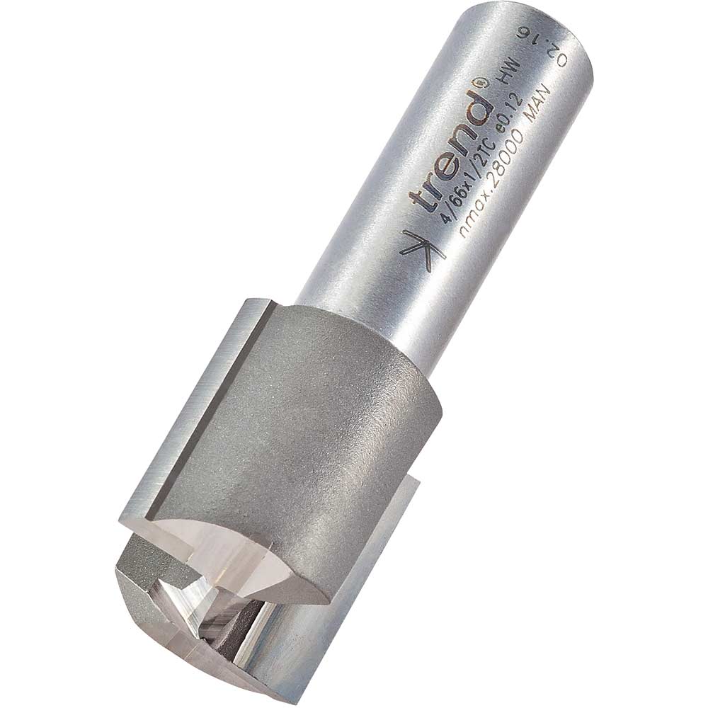 Photo of Trend Professional Two Flute Straight Router Cutter 22mm 25mm 1/2