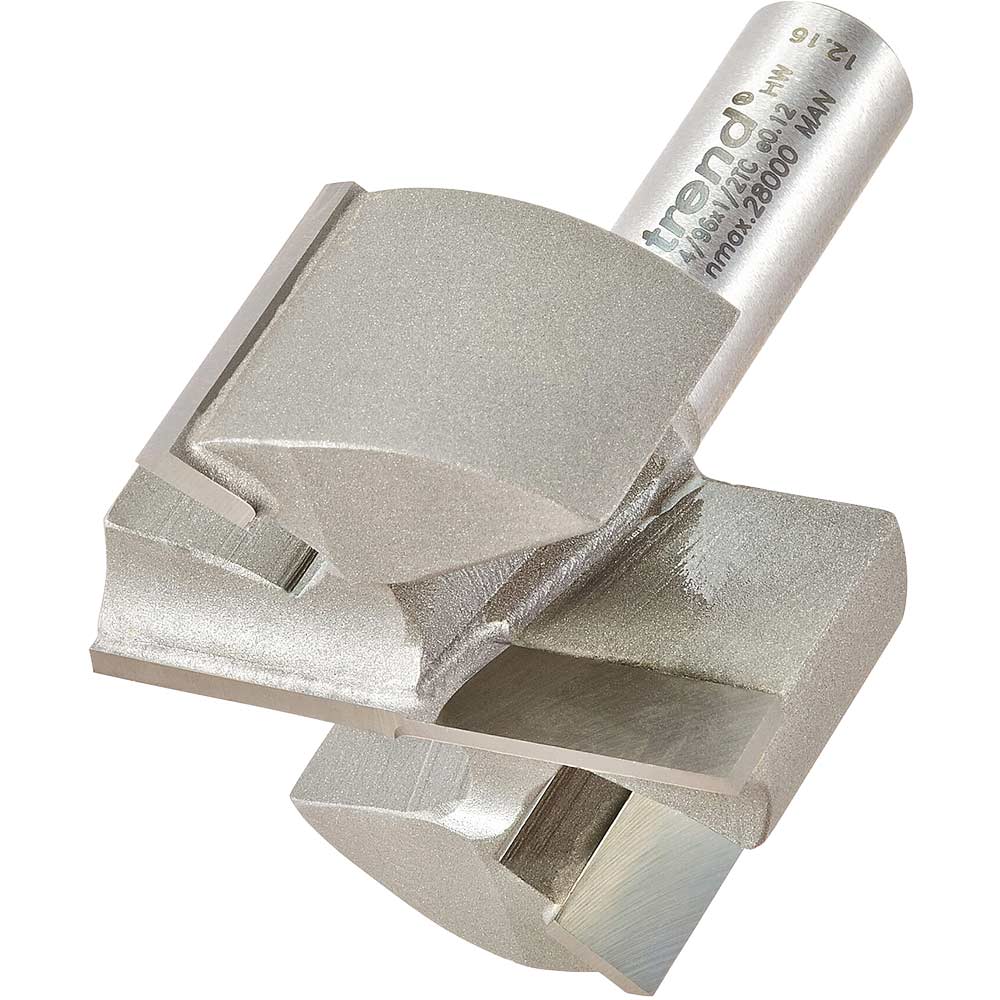Photo of Trend Professional Two Flute Straight Router Cutter 50mm 25mm 1/2