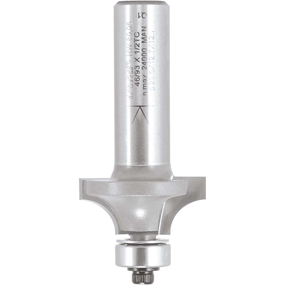Photo of Trend Bearing Guided Ovolo And Round Router Cutter 28mm 12.7mm 1/2