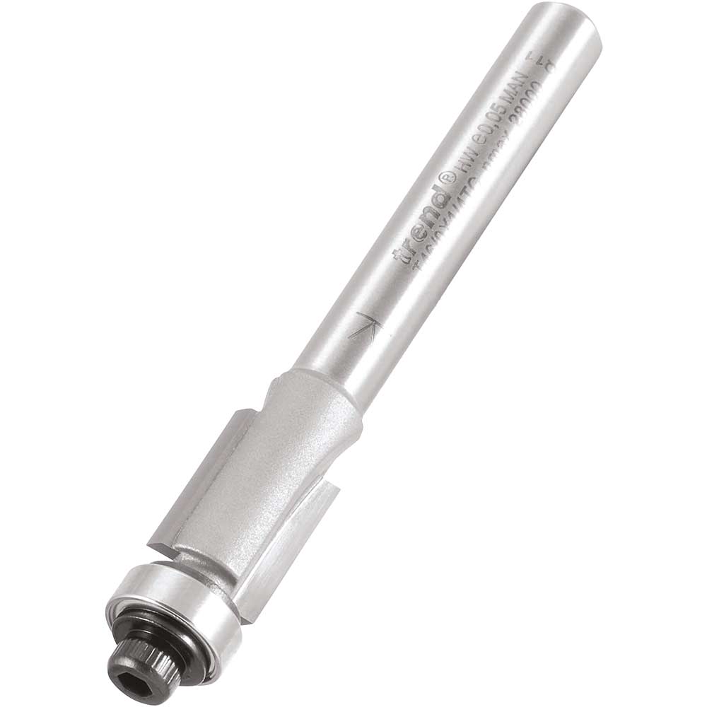Photo of Trend Bearing Guided Trimmer Router Cutter 9.5mm 12.7mm 1/4