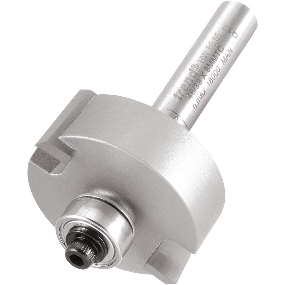 Photo of Trend Bearing Guided Rebater Router Cutter 35mm 12.7mm 8mm
