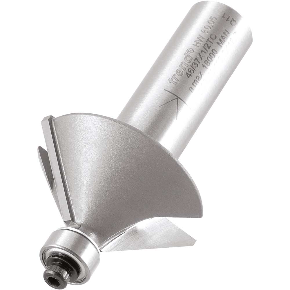 Photo of Trend Chamfer Bearing Guided Router Cutter 31.8mm 12mm 1/2