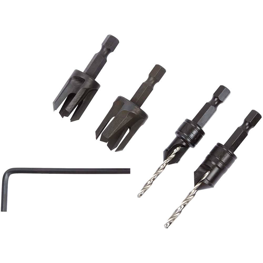 Photo of Trend Snappy 4 Piece Drill Countersink And Plug Cutter Set