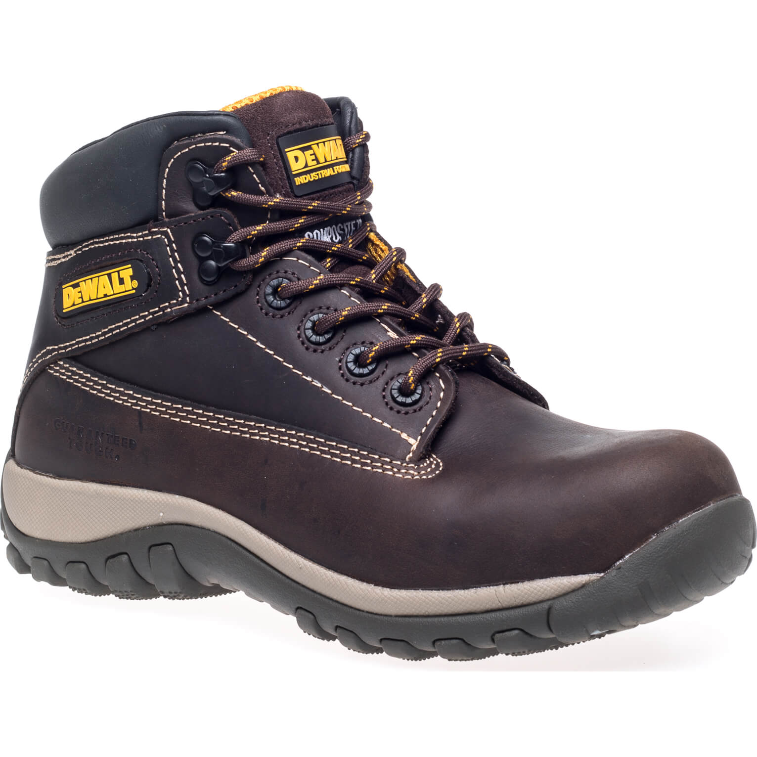 DeWalt Hammer Non Metallic Safety Boots Brown Size 9