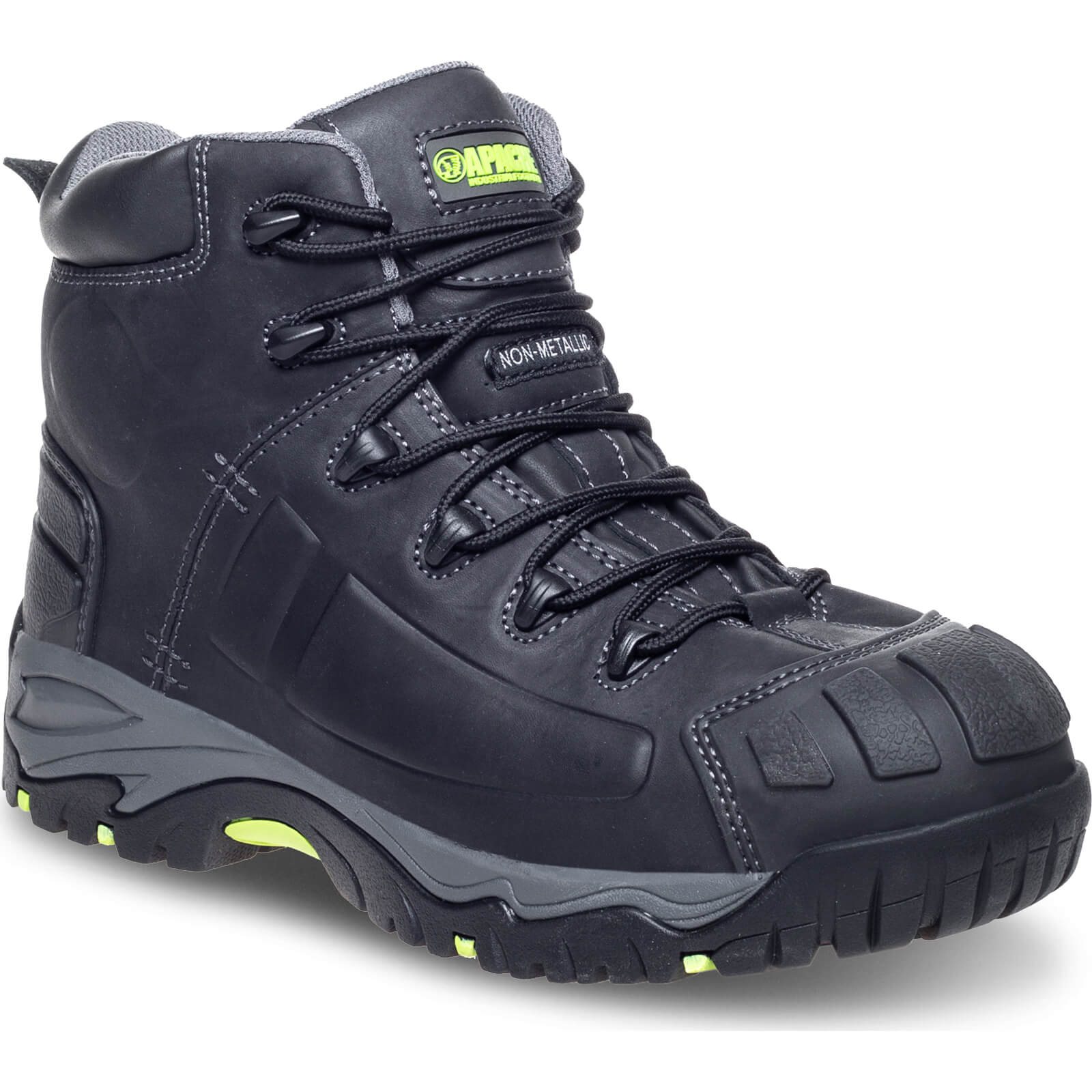 Apache Mercury Non Metallic Waterproof Safety Boots Black Size 10