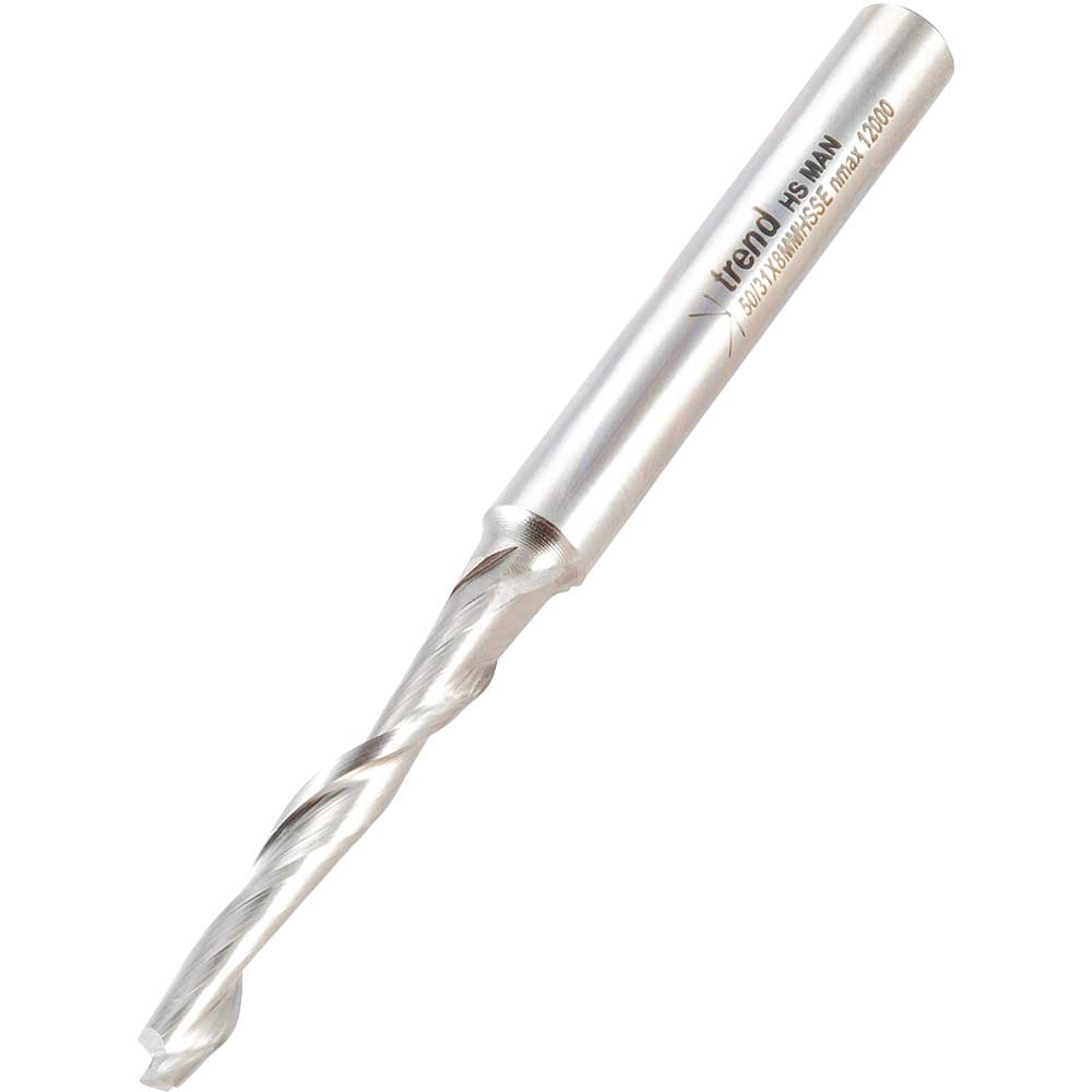 Photo of Trend Aluminium Upvc Water Slot Helical Cutter 6mm 40mm 8mm