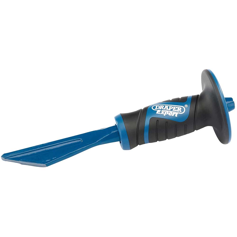 Draper Plugging Chisel with Soft Grip Hand Guard 225mm Cold Chisels