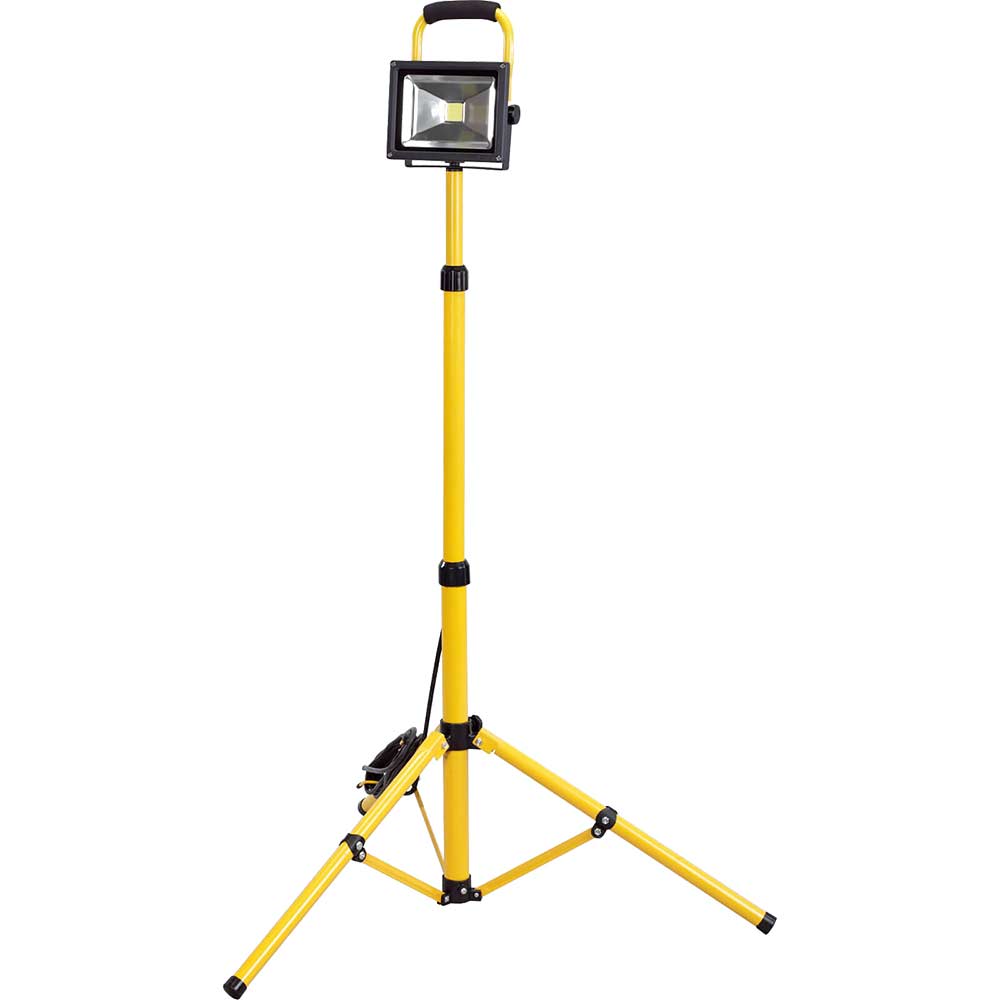 Draper Expert COB LED Site Work Light on Telescopic Tripod Work Lights