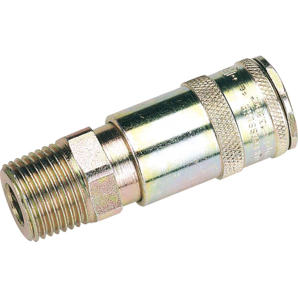 Photo of Draper Vertex Air Line Coupling Bspt Male Thread 1/2