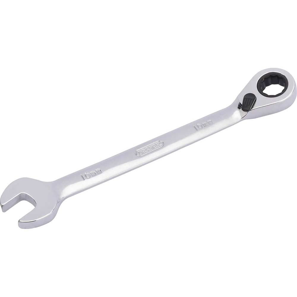 View Draper Hi Torq Ratchet Combination Spanner 10mm View Draper Hi Torq Ratchet Combination Spanner 10mm