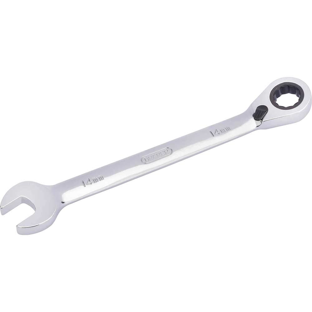 View Draper Hi Torq Ratchet Combination Spanner 14mm View Draper Hi Torq Ratchet Combination Spanner 14mm