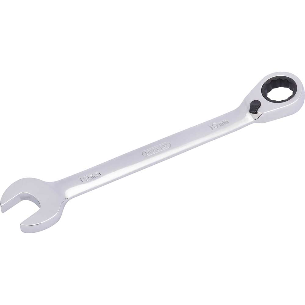 View Draper Hi Torq Ratchet Combination Spanner 19mm View Draper Hi Torq Ratchet Combination Spanner 19mm