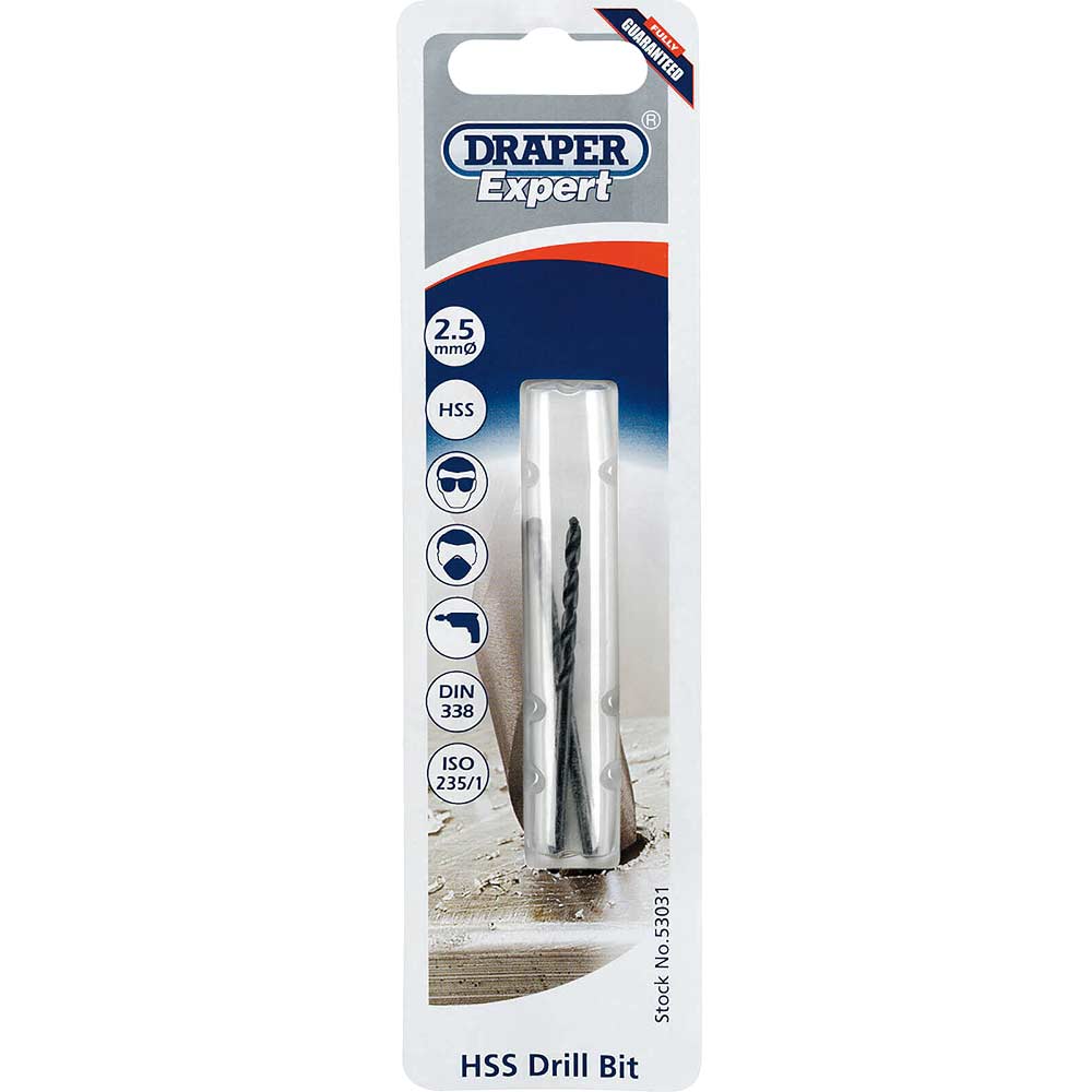 Photo of Draper Expert Hss Metric Tap Drill Bit 2.5mm