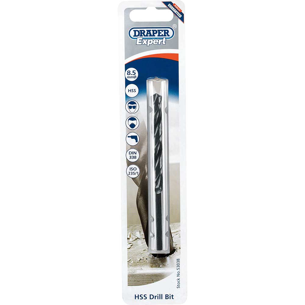 Photo of Draper Expert Hss Metric Tap Drill Bit 8.5mm