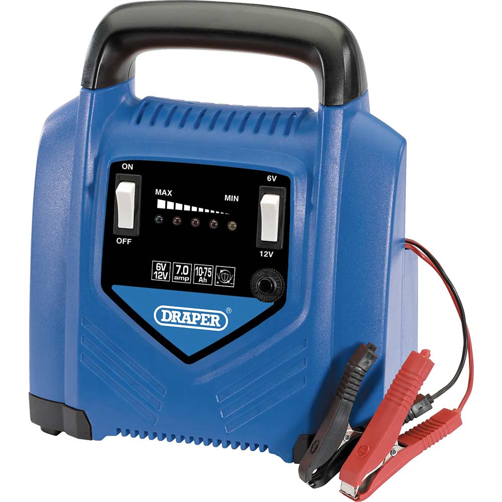 Draper BCP7A Automotive Battery Charger 6v or 12v