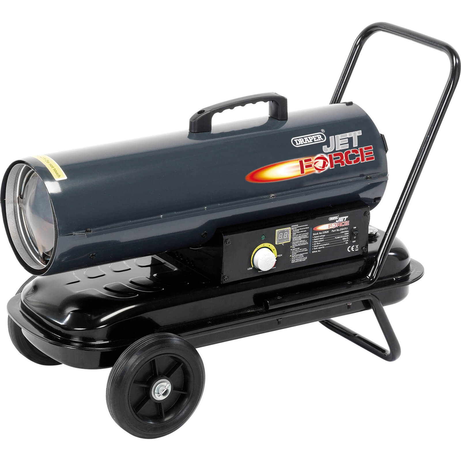 Image of Draper DSH751 Diesel and Paraffin Space Heater 240v