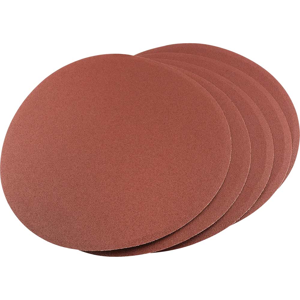 Photo of Draper Self-adhesive Aluminium Oxide Abrasive Disc 200mm 100g Pack Of 5