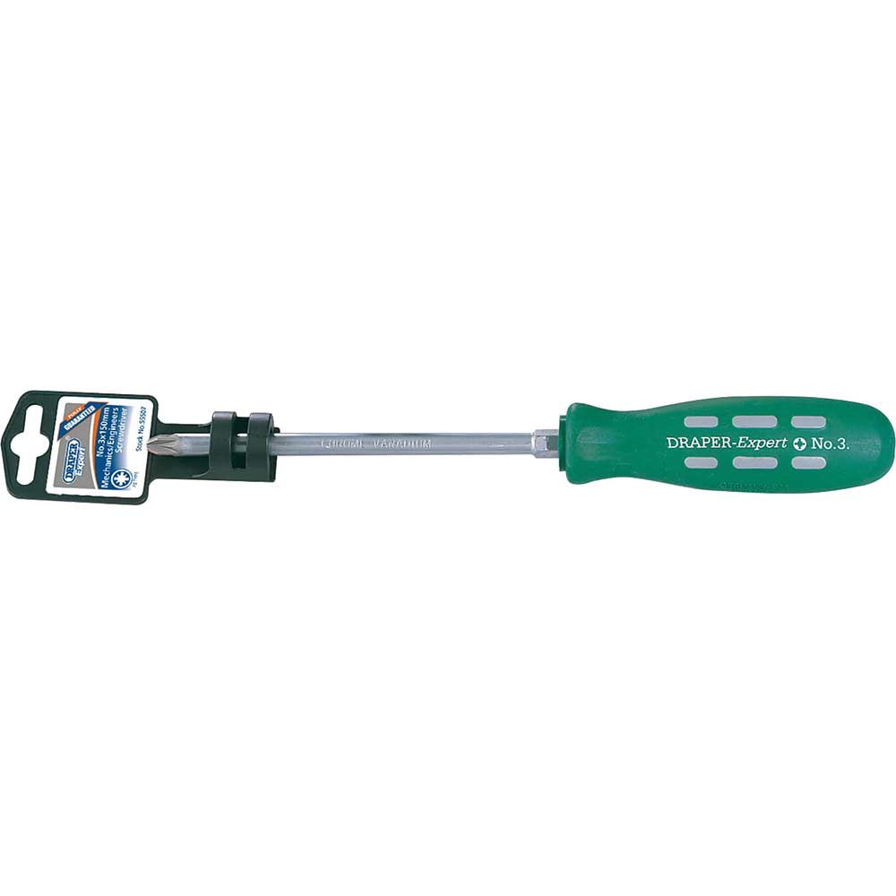 Image of Draper Expert Mechanics Pozi Screwdriver PZ3 150mm