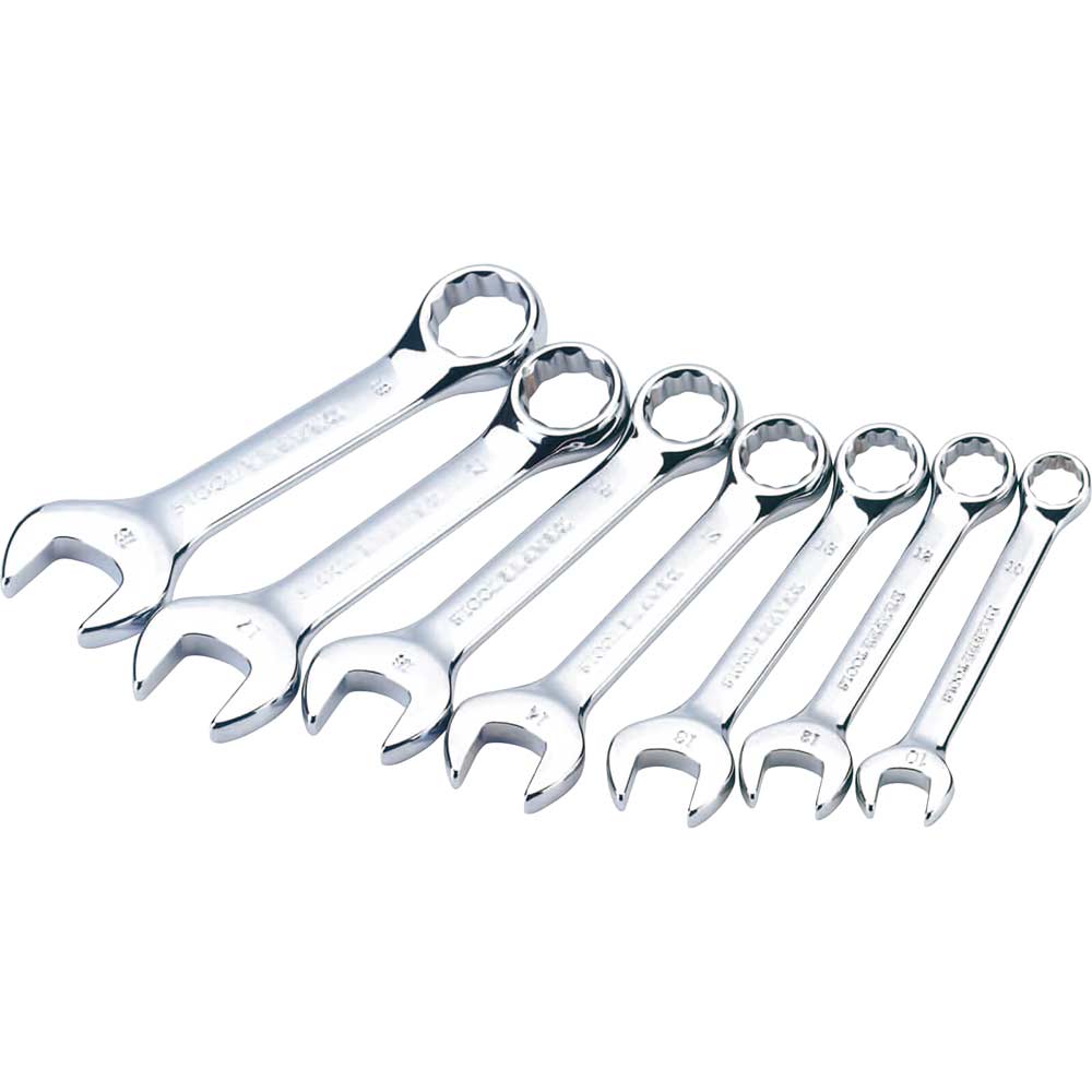 Photo of Draper 7 Piece Midget Hi Torq Combination Spanner Set Metric