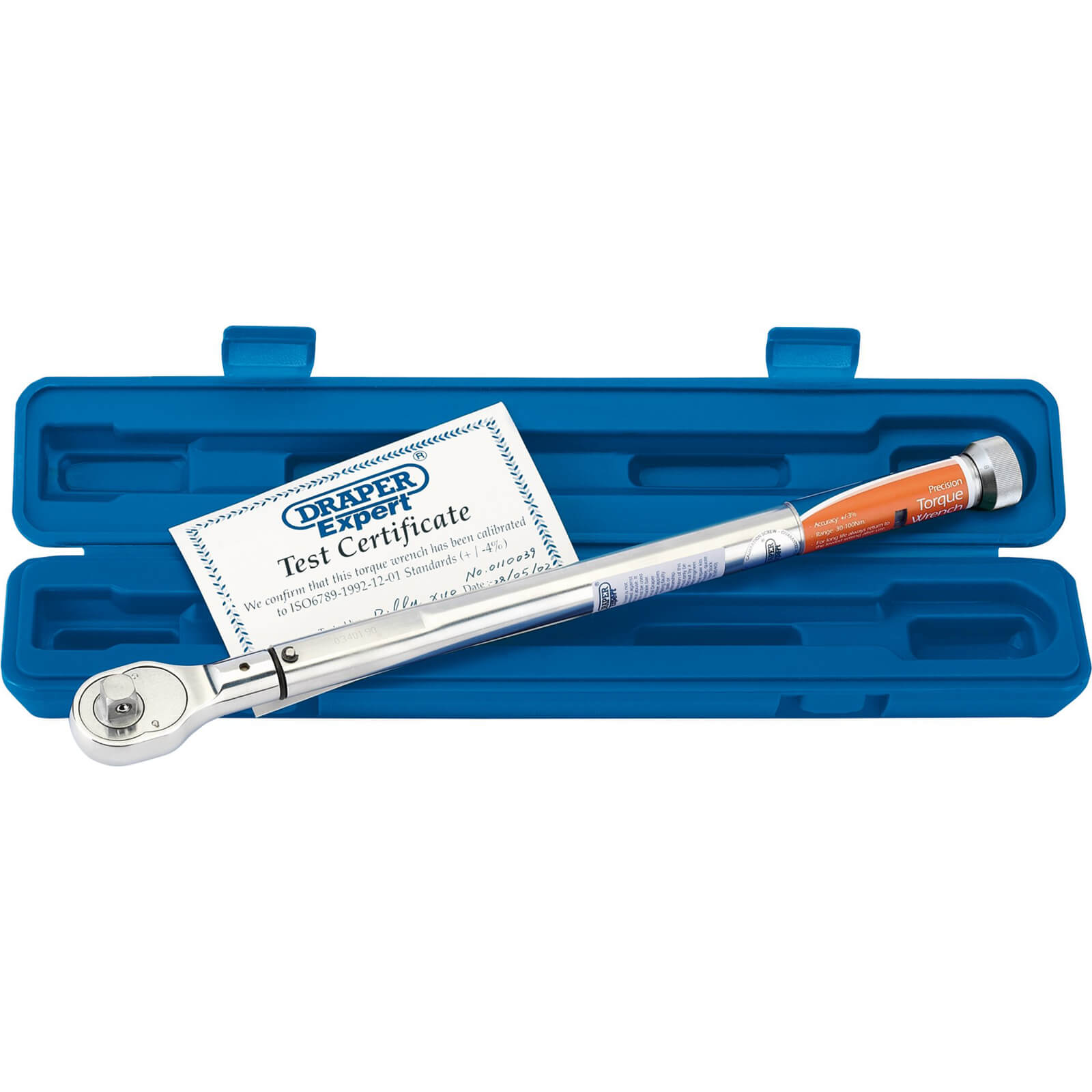 Image of Draper EPTW30-100 1/2" Drive Precision Torque Wrench 1/2" 30Nm - 100Nm