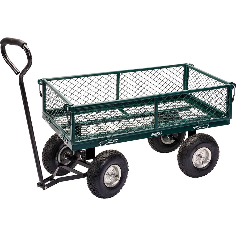 Image of Draper Steel Mesh Garden Trolley 200kg