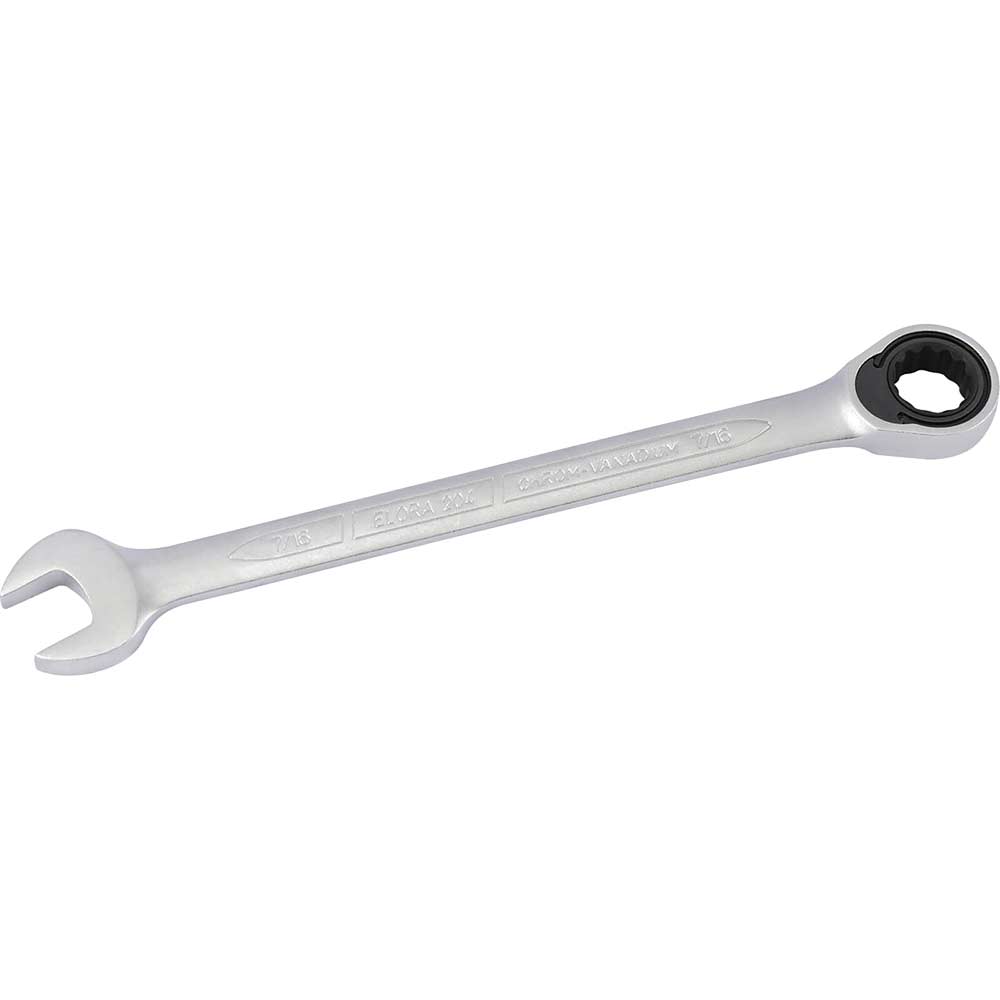 Photo of Elora Ratcheting Combination Spanner Imperial 7/16