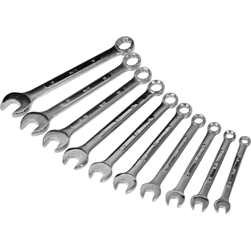Image of Avit 10 Piece Combination Spanner Set Metric