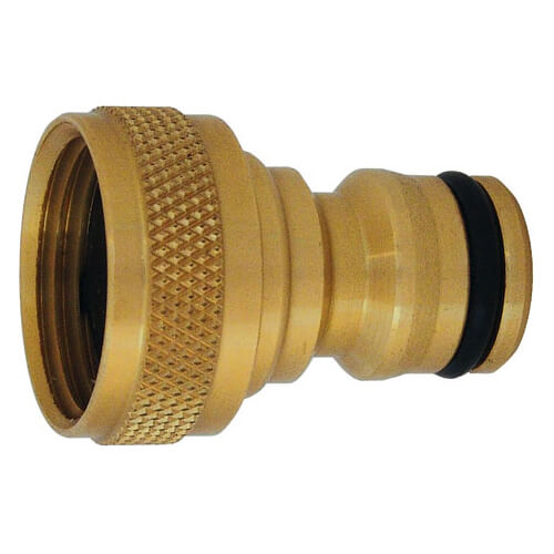 CK Brass Male 1/2" BSP Threaded Tap Hose Connector 1/2" / 12.5mm Pack of 1