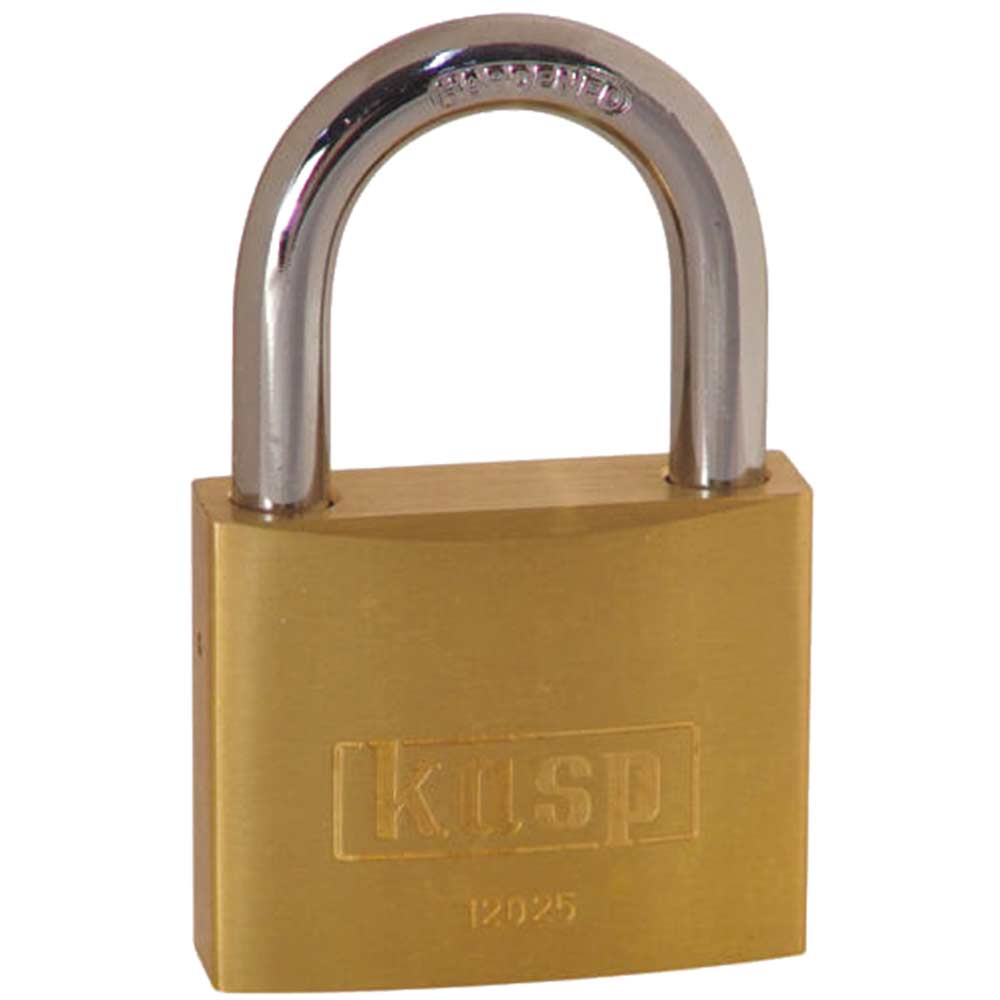 Image of Kasp 120 Series Brass Padlock Keyed Alike 25mm Standard 20251