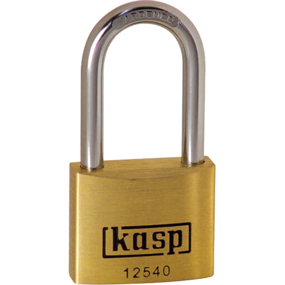 Image of Kasp 125 Series Premium Brass Padlock Keyed Alike 40mm Long 25405