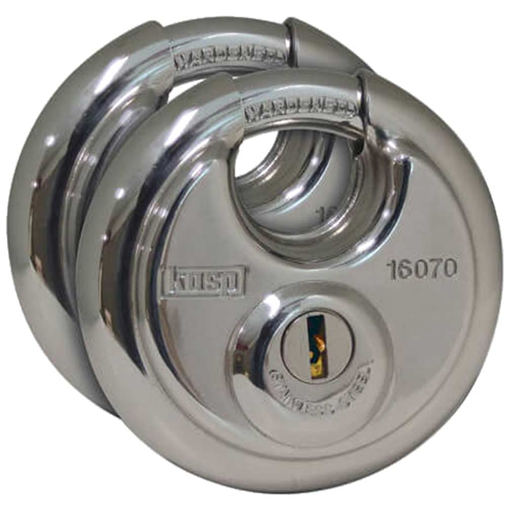 Image of Kasp 160 Series Disc Padlock Keyed Alike 70mm Standard 60702